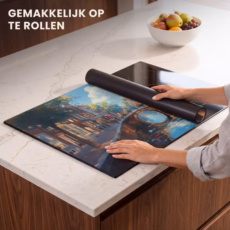 Inductie beschermer - Stad - Gracht - Zon - Fietsen — 7