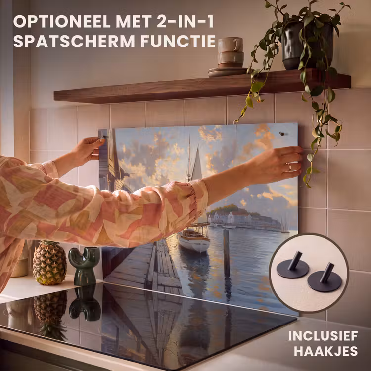 Inductie beschermer - Zeilboot - Zon - Pier - Hout — 10