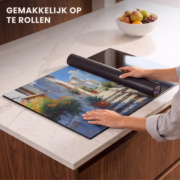 Inductie beschermer - Trap - Huizen - Berglandschap - Zee — 7