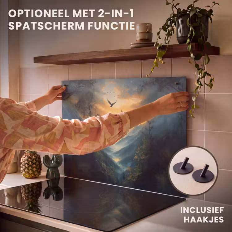 Inductie beschermer - Vogels - Zon - Bomen - Groen — 10