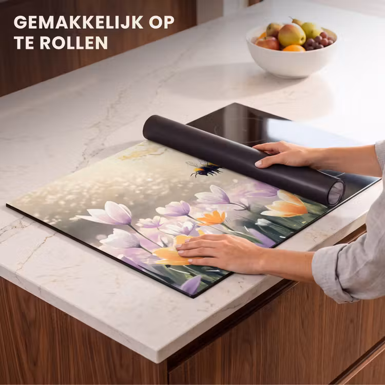 Inductie beschermer - Viooltjes - bij - Zonlicht — 7