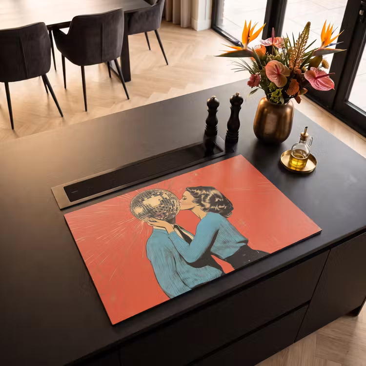 Inductie beschermer - Vrouw - Retro - Discobal - Kus — 5