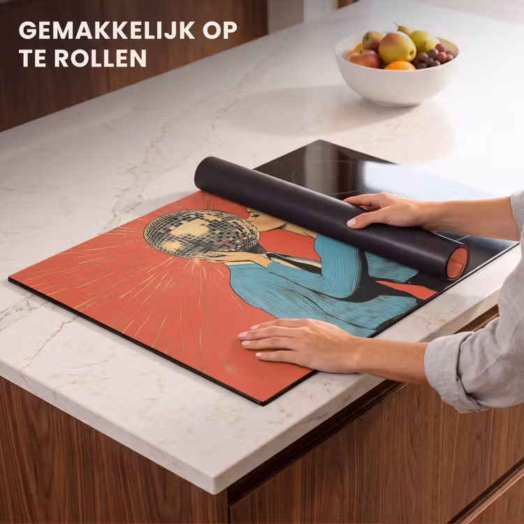 Inductie beschermer - Vrouw - Retro - Discobal - Kus — 7