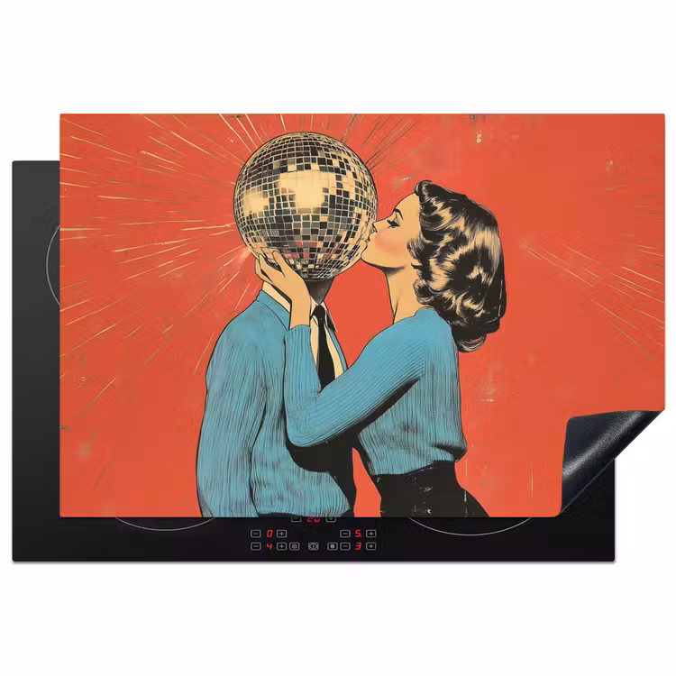Inductie beschermer - Vrouw - Retro - Discobal - Kus — 1