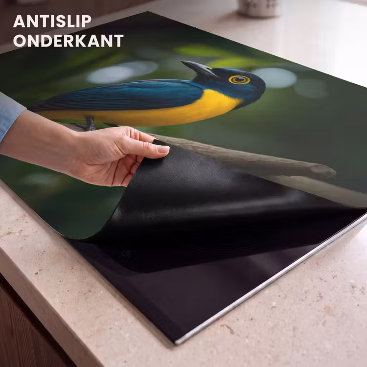 Inductie beschermer - Vogel - Tak - Geel - Bladeren — 9