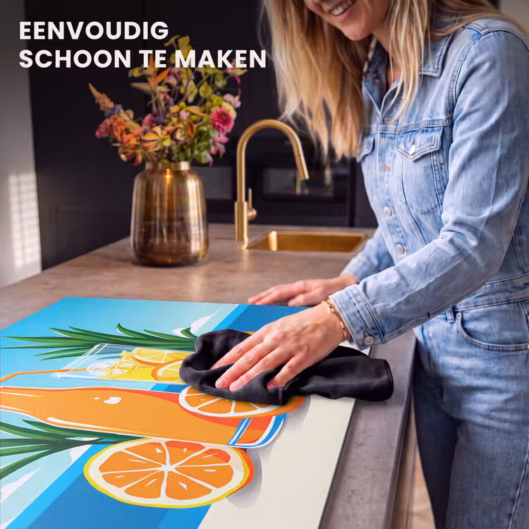 Inductie beschermer - Sinaasappels - Ijsblokjes - Zee - Illustratie — 6