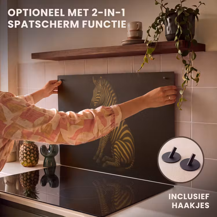Inductie beschermer - Zebra - Strepen - Goud — 10