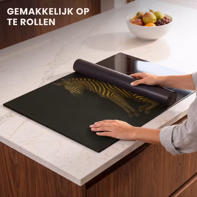 Inductie beschermer - Zebra - Strepen - Goud — 7