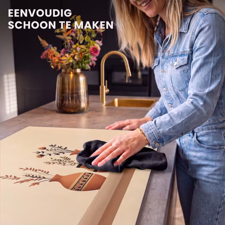 Inductie beschermer - Vazen - Bloemen - Bladeren - Minimalistisch — 6