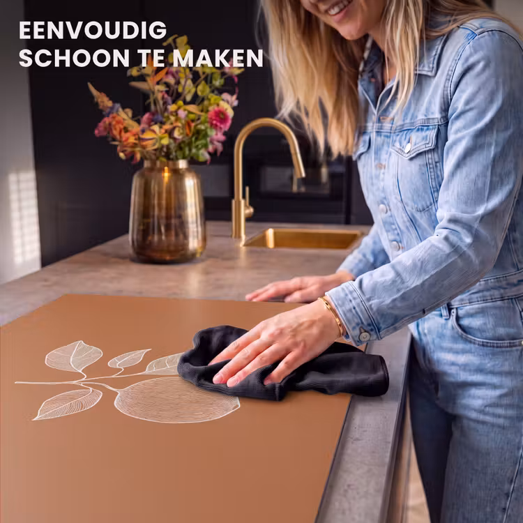 Inductie beschermer - Sinaasappel - Getekend - Bladeren - Bruin — 6