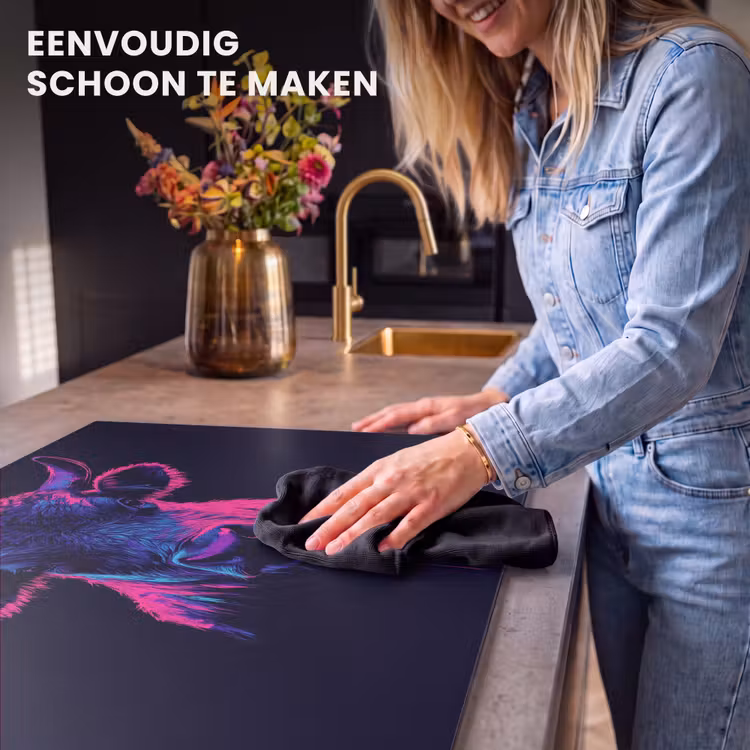 Inductie beschermer - Stier - Neon - Zwart - Kleur — 6