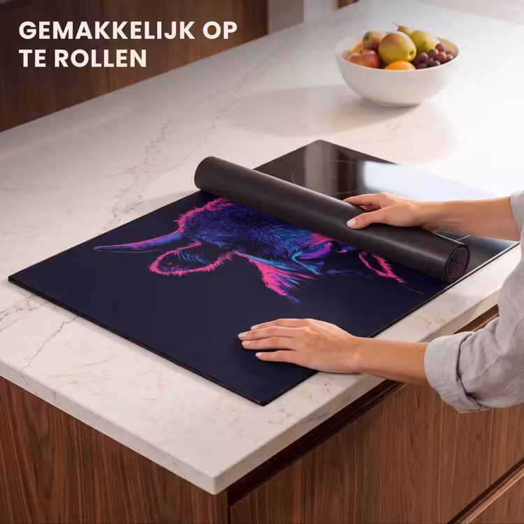 Inductie beschermer - Stier - Neon - Zwart - Kleur — 7