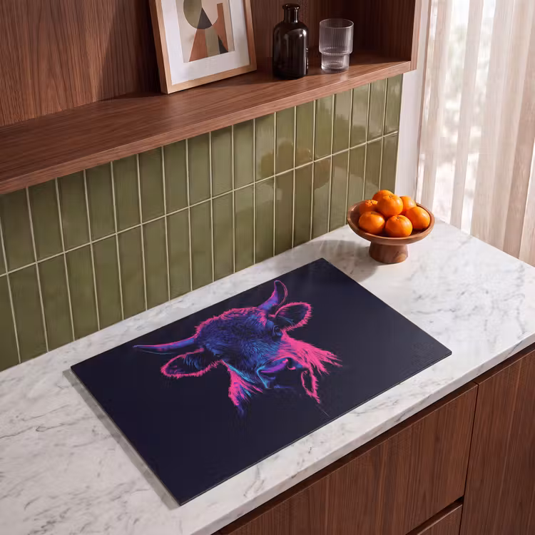 Inductie beschermer - Stier - Neon - Zwart - Kleur — 8