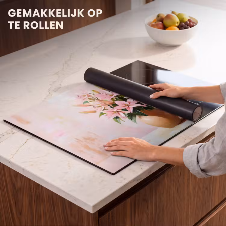 Inductie beschermer - Vaas - Bloemen - Roze — 7