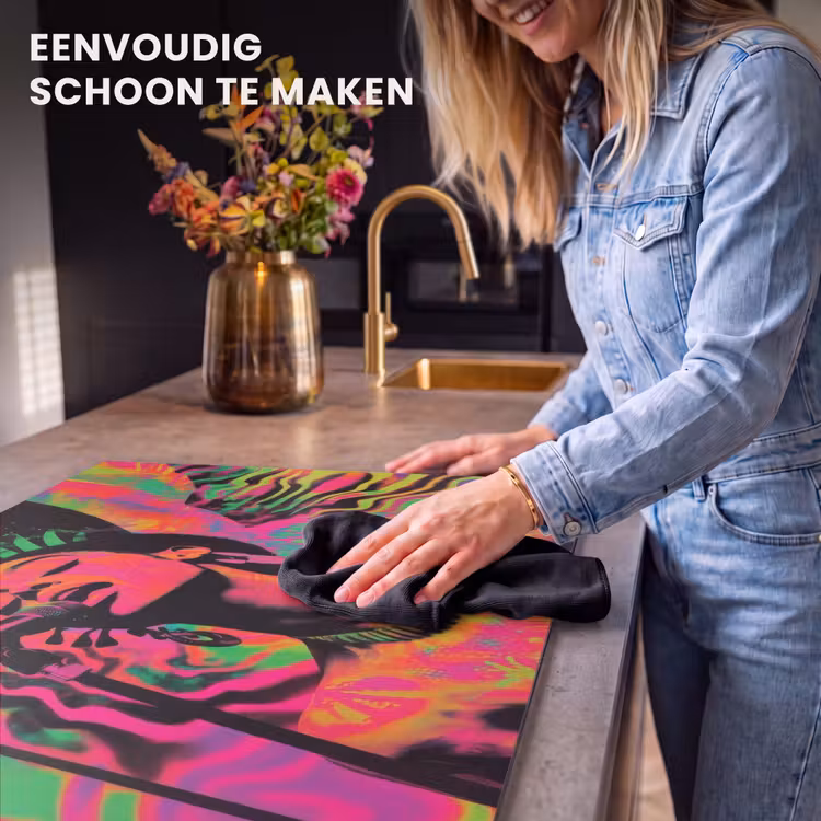 Inductie beschermer - Vrouw - Microfoon - Neon — 6