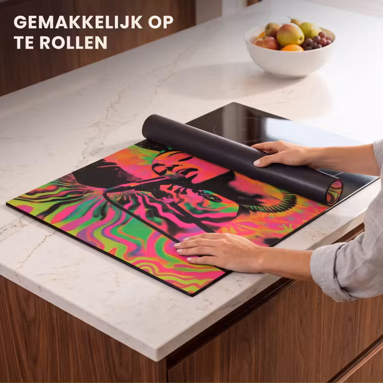 Inductie beschermer - Vrouw - Microfoon - Neon — 7