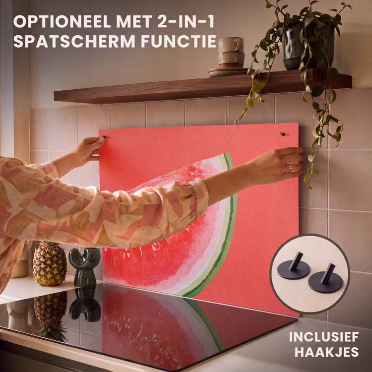Inductie beschermer - Watermeloen - Rood - Zomers — 10
