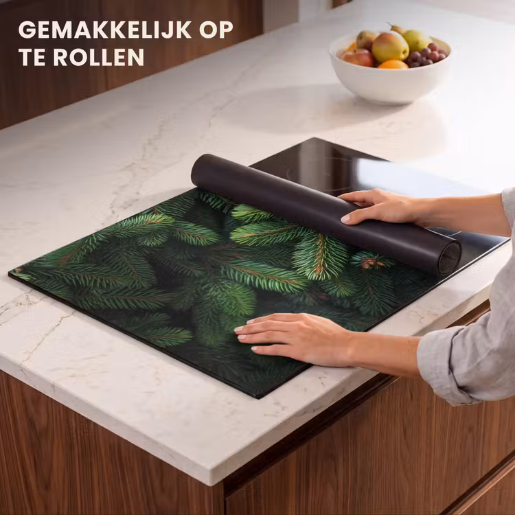 Inductie beschermer - Sparrentakken - Knoppen - Naalden - Groen — 7