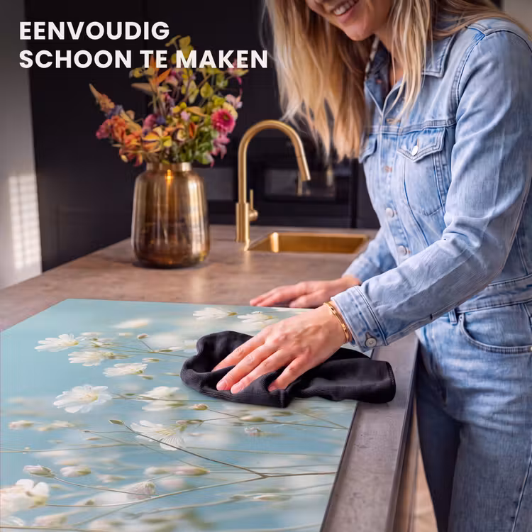 Inductie beschermer - Stengels - Bloemen - Lucht - Wit — 6