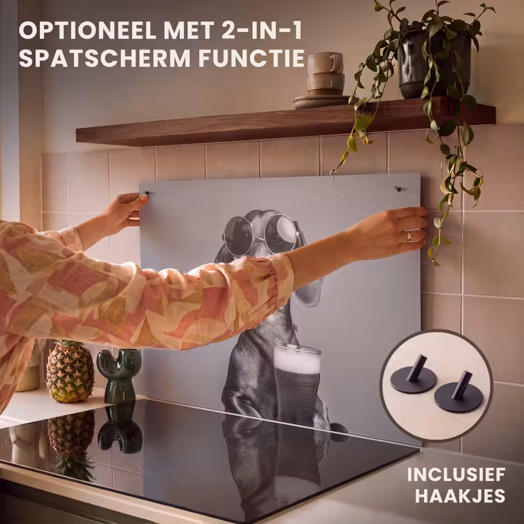 Inductie beschermer - Teckel - Bier - Glas - Bril — 10