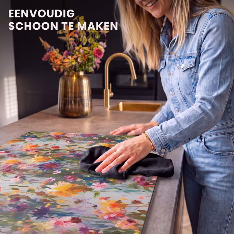 Inductie beschermer - Zomers - Kleurrijk - Patroon - Bloemen — 6