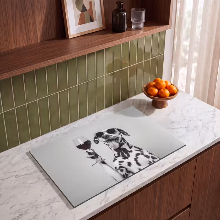 Inductie beschermer - Zonnebril - Dalmatiër - Wijnglas - Tong — 8