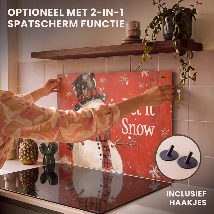 Inductie beschermer - Sneeuwpret - Winter - Sneeuwpop — 10