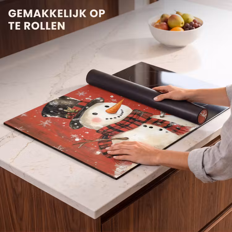 Inductie beschermer - Sneeuwpret - Winter - Sneeuwpop — 7