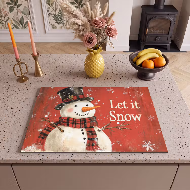 Inductie beschermer - Sneeuwpret - Winter - Sneeuwpop — 2