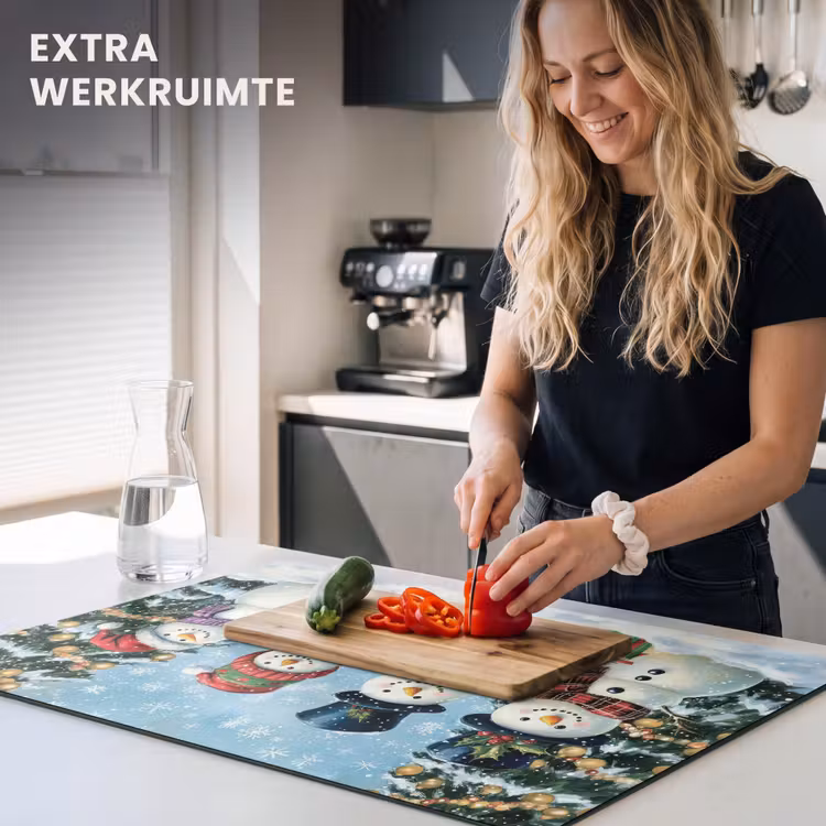 Inductie beschermer - Vrolijk - Sneeuw - Kleurrijk — 4