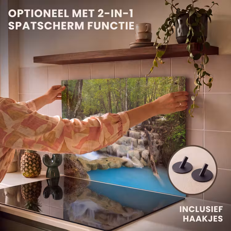 Inductie beschermer - Waterval - Natuur - Rivier - Bos - Water — 10