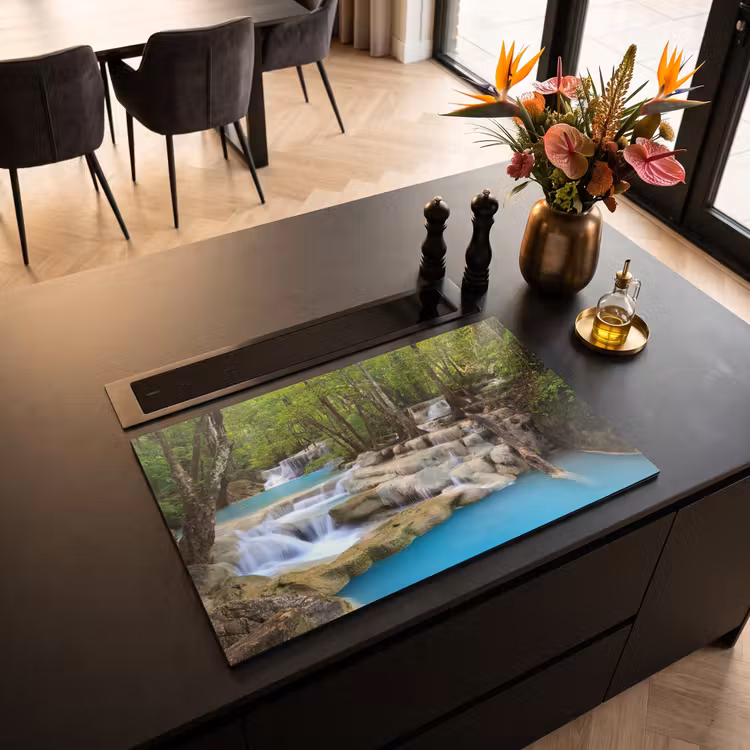 Inductie beschermer - Waterval - Natuur - Rivier - Bos - Water — 5