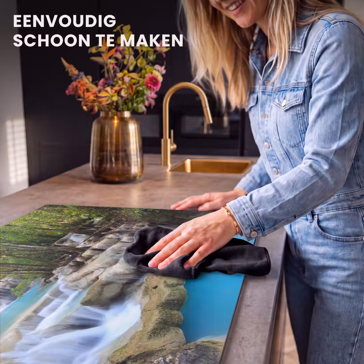 Inductie beschermer - Waterval - Natuur - Rivier - Bos - Water — 6