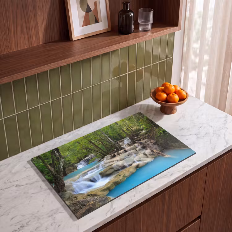 Inductie beschermer - Waterval - Natuur - Rivier - Bos - Water — 8