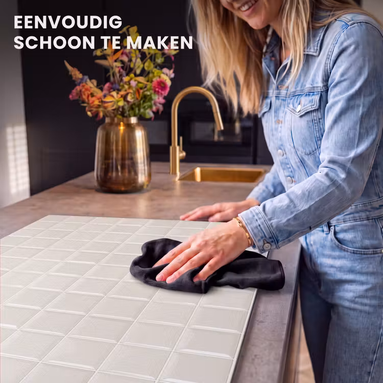 Inductie beschermer - Tegels - Glans - Beige — 6