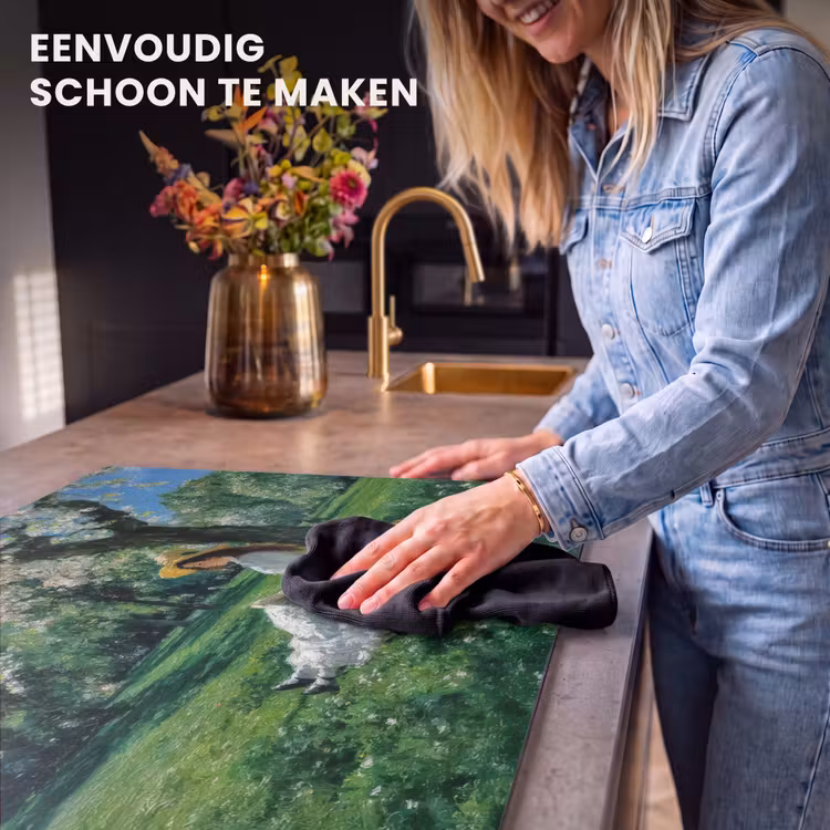 Inductie beschermer - Vrouw - Boom - Boek - Mandje — 6