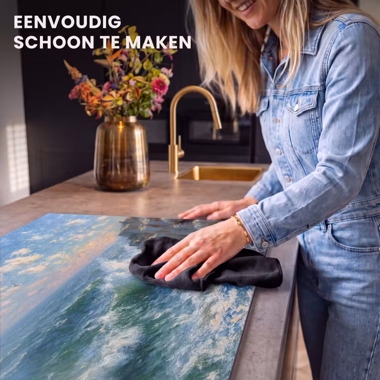 Inductie beschermer - Zee - Golven - Rotsen - Meeuwen — 6
