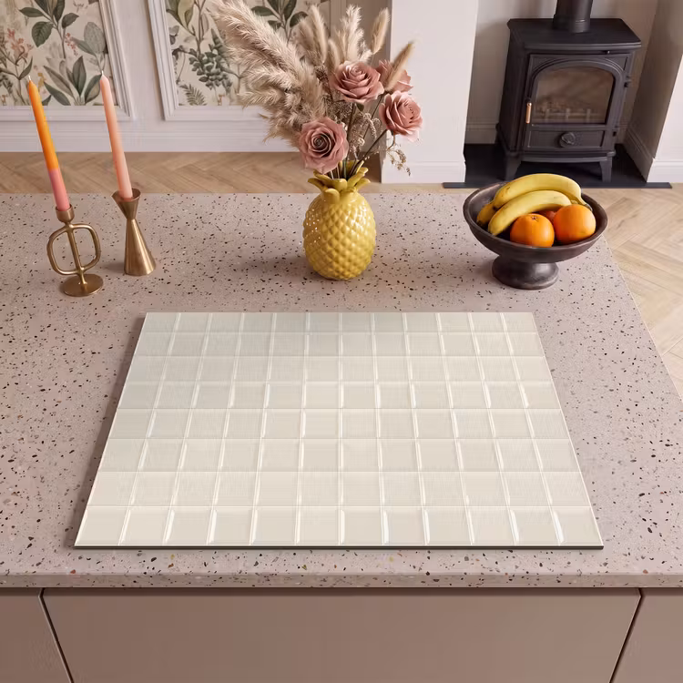 Inductie beschermer - Tegels - Glans - Beige — 2