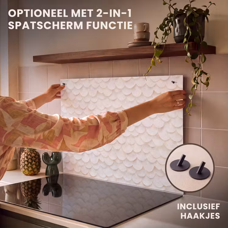 Inductie beschermer - Schubben - Wit - Elegant — 10