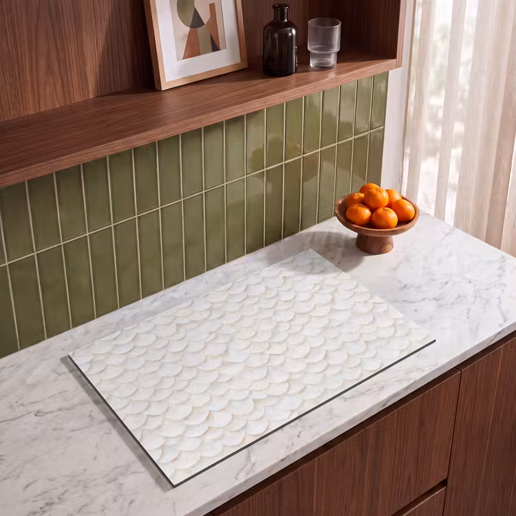 Inductie beschermer - Schubben - Wit - Elegant — 8