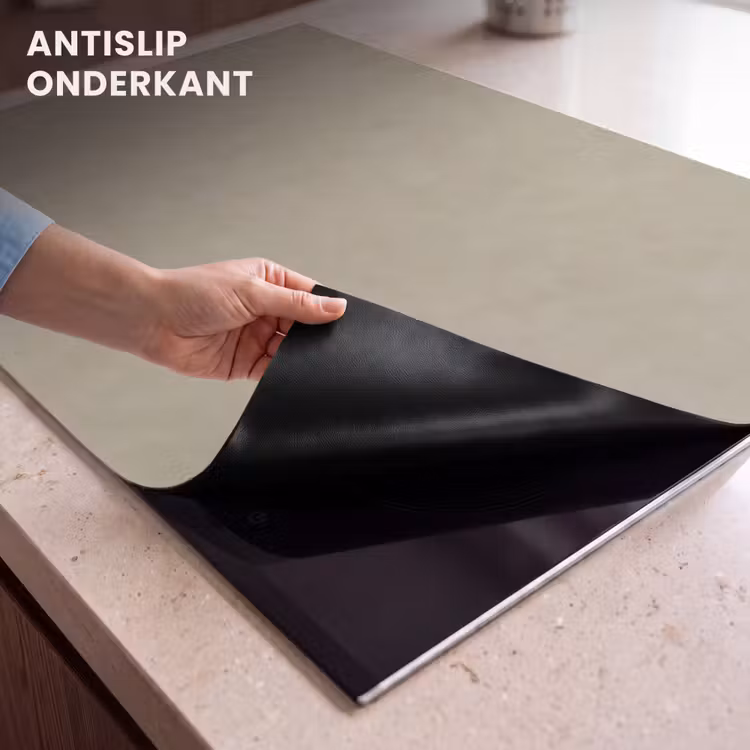 Inductie beschermer - Taupekleur - Gewolkt textuur - Natuurlijk — 9