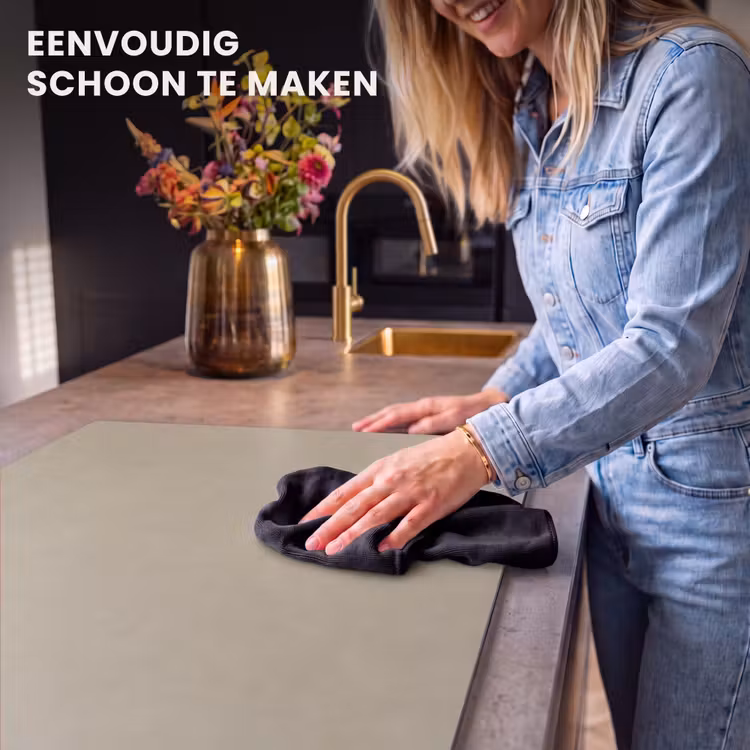 Inductie beschermer - Zandkleur - Korrelige structuur - Beton — 6