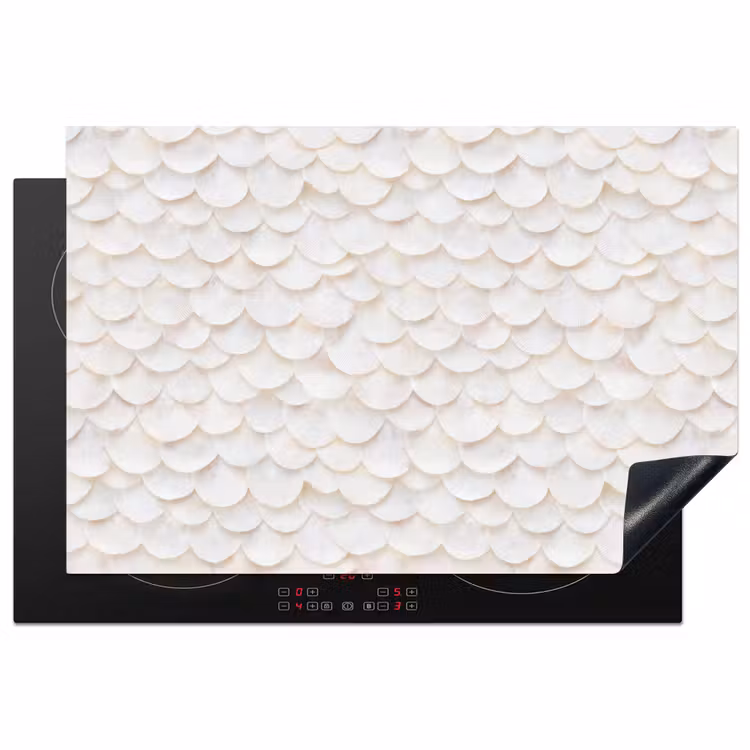 Inductie beschermer - Schubben - Wit - Elegant — 1