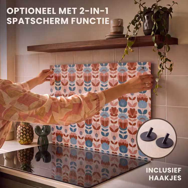 Inductie beschermer - Vintage - Motief - Kleurrijk — 10