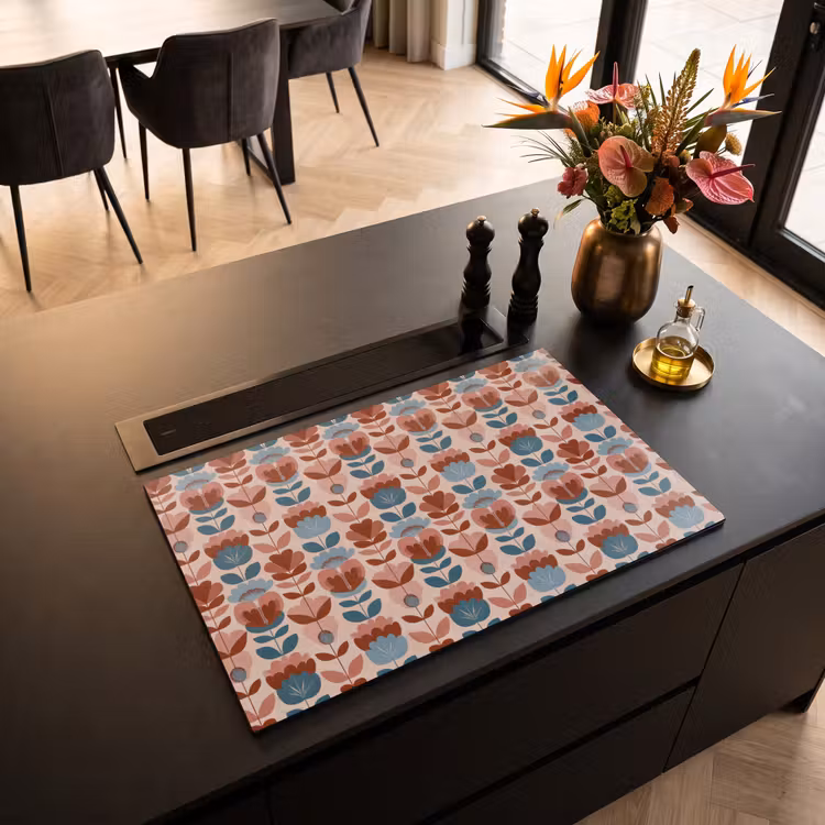 Inductie beschermer - Vintage - Motief - Kleurrijk — 5