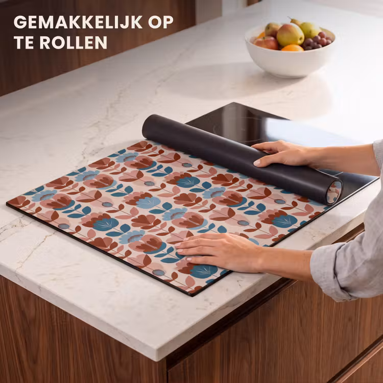 Inductie beschermer - Vintage - Motief - Kleurrijk — 7