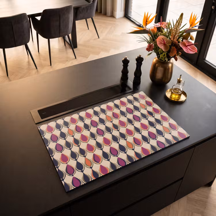 Inductie beschermer - Vintage - Retro - Kleurrijk — 5