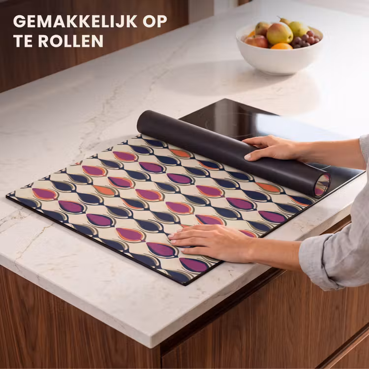 Inductie beschermer - Vintage - Retro - Kleurrijk — 7