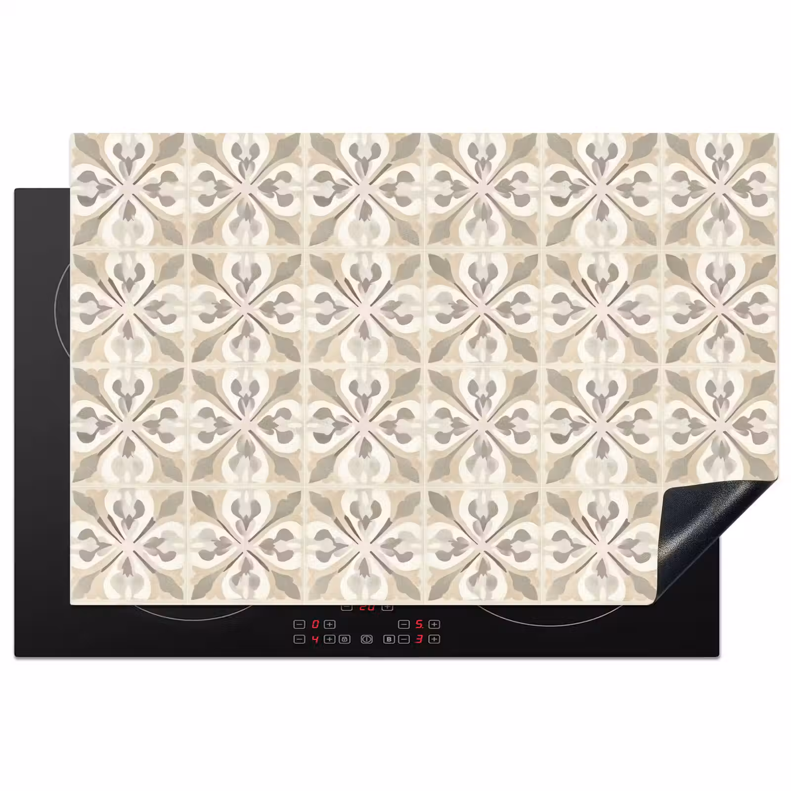 Inductie beschermer - Tegel - Motief - Beige — 1