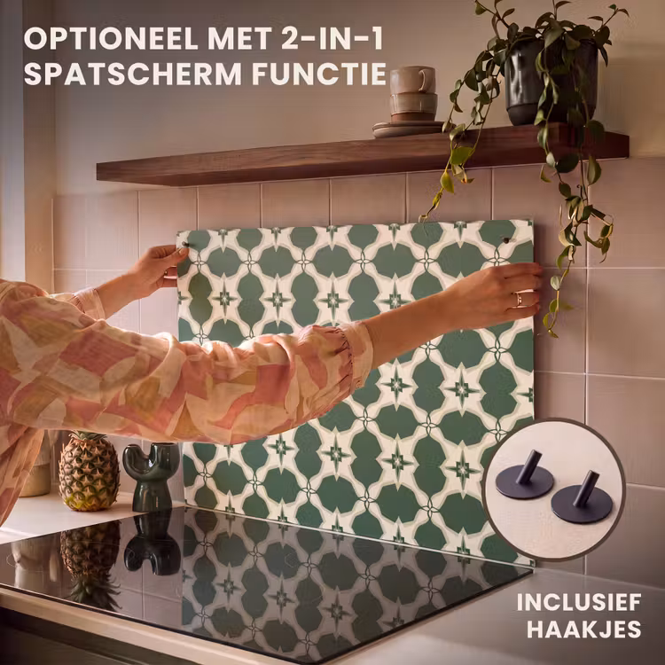 Inductie beschermer - Tegel - Klassiek - Groen — 10